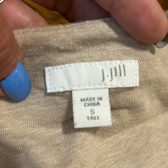 J. Jill Midi Linen Dress Pockets Size Small Tall - Picture 4 of 11